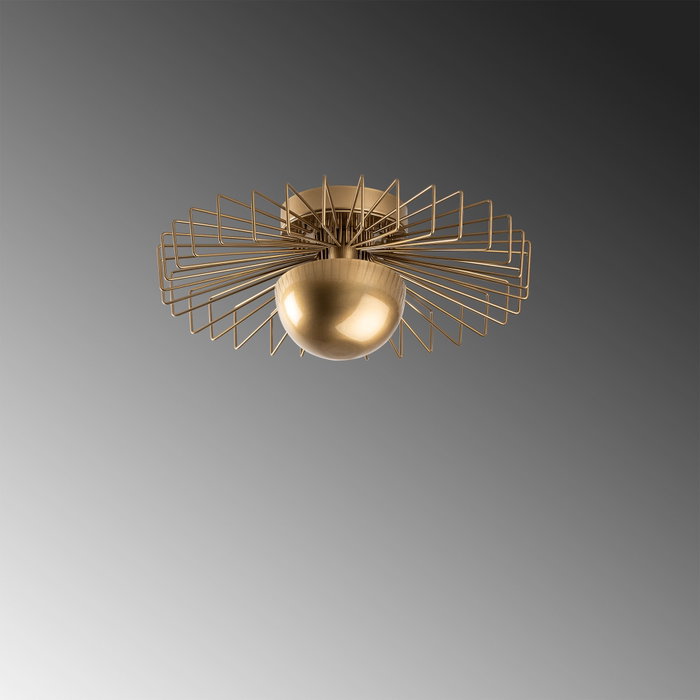 Opviq Kaya - Lámpara de araña de metal dorado Opviq Kaya - Lámpara de araña de metal dorado
